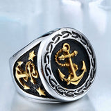 The Rebel Ring ™ - Antique Anchor Ring
