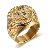Gold Anchor Ring