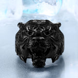 Tiger Head Ring