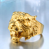 Tiger Head Ring