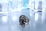 Gothic Carving Skull Ring