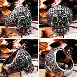 Gothic Carving Skull Ring