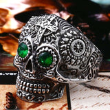 Gothic Carving Skull Ring