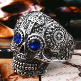 Gothic Carving Skull Ring