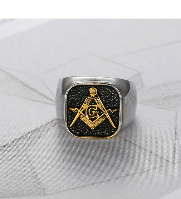 Retrò Masonic Ring
