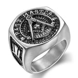 Masonic Gold and Silver Ring