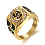Luxury Gold Masonic Ring