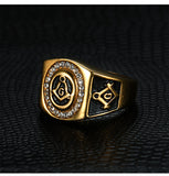 Luxury Gold Masonic Ring