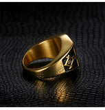 Luxury Gold Masonic Ring