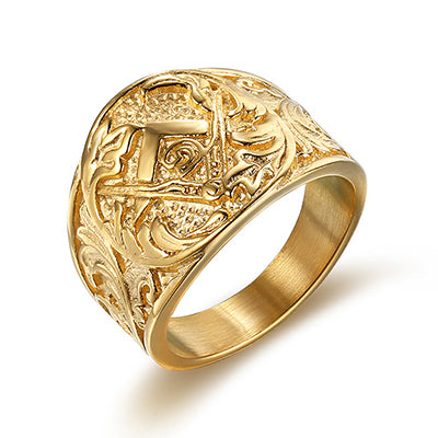 Masonic Gold Ring