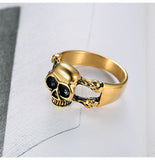 Skull Golden Ring
